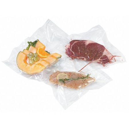 Vacuum Sealer Bag,6 In L,8 In W,PK100