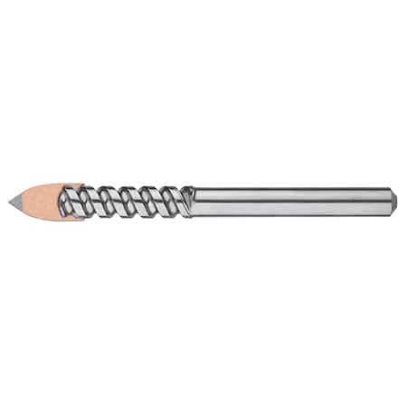 Glass and Tile Carbide-Tipped Drill Cle-Line 1822 Bright HSS RHS/RHC 5/16
