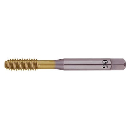 Thread Forming Tap, #4-40, Bottoming, TiN, 0 Flutes