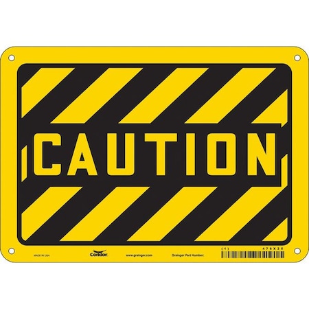 Be Careful, , 10 in W x 7 in H, Vertical Rectangle, Polyethylene, 478X25