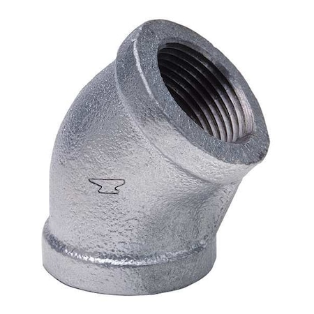 2" FNPT Galvanized 45 Degree Elbow