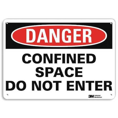 Danger Sign,10" Wx7" H,0.04" Thickness, U1-1033-NA_10x7