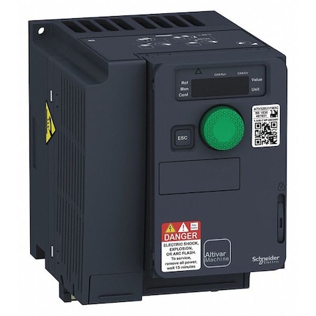Variable Frequency Drive,1-1/2 HP,6.9A