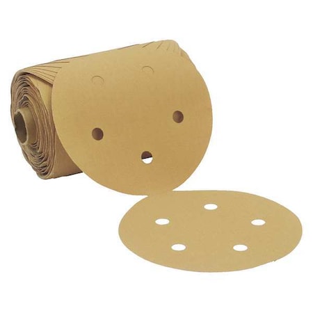 Paper Disc Roll,5in.dia.,P80,PK4