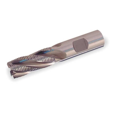 4-Flute Cobalt 8% Fine Square Single Roughing End Mill Cleveland RG6 Bright 3/4x3/4x1-5/8x3-7/8