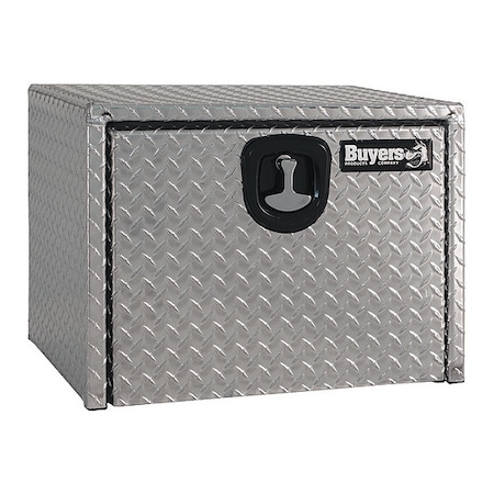24x24x36 Inch Diamond Tread Aluminum Underbody Truck Box with 3-Pt. Latch
