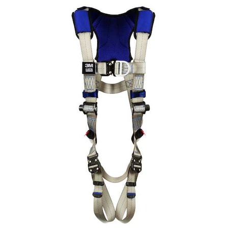ExoFit(TM) X100 Fall Protection Harness, XL, 420 lb, Quick-Connect Chest/ Quick-Connect Leg Straps