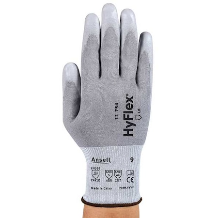 Cut Resistant Gloves, Cut Level A4 ,Polyurethane ,Sandy ,2XL 1 PR