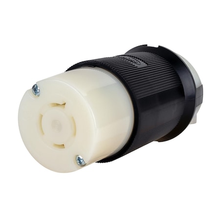 Locking Connector, L14-20R, 20 A, 125/250V AC, Three Phase, 3 Pole, Spring Clamp Terminals