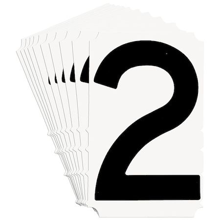 NumberLabel,3-3/4inH,2-1/4inW,PK10