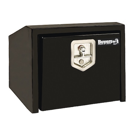 14x12x30 Inch Black Steel Underbody Truck Box with T-Handle