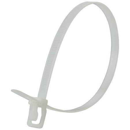 Cable Tie, 24 in L, 7.16 in Max Bundle Dia., Natural, Nylon 6/6, 120 lb Strength, 20 PK