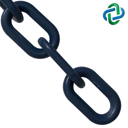 Cobalt Blue Plastic Chain 1.5"(#6.38 mm