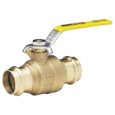 1" Press Brass Ball Valve Inline