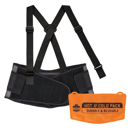 XS Black Heating/Cooling Back Support