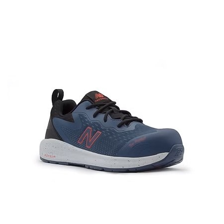 Men's Athletic Shoe, Denim/Red, 10, MIDLOGIDS