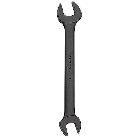 Open End Wrench,9/16x5/8,15 Deg,7-47/64L