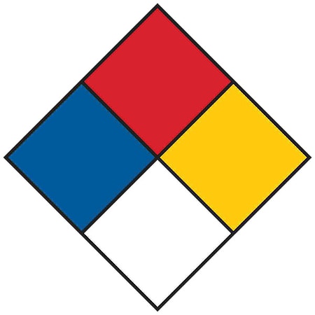 NFPA Sign, 5 in Height, 5 in Width, Diamond
