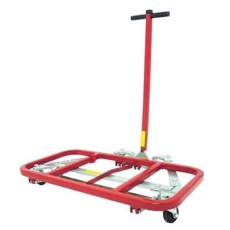 Desk Mover, 600 lb. Cap, 16"D x 32"W x 10-1/4"H