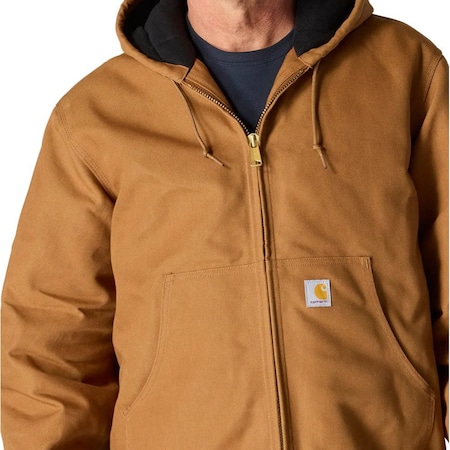 Men's Jacket, Cotton, Brown, 4XL