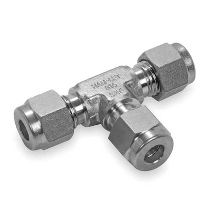 1/2" Compression 316 SS Union Tee