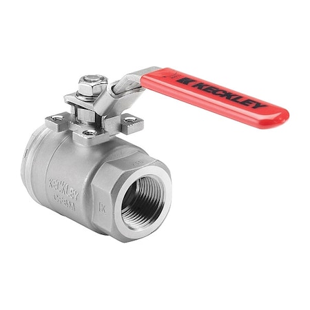 3/8" FNPT Carbon Steel Ball Valve Inline