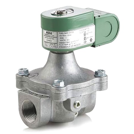 Solenoid Valve, 2-Way, 2-Position, Normally Closed, 3/4 in Pipe Size, 120/60V AC, Low Pressure, NBR