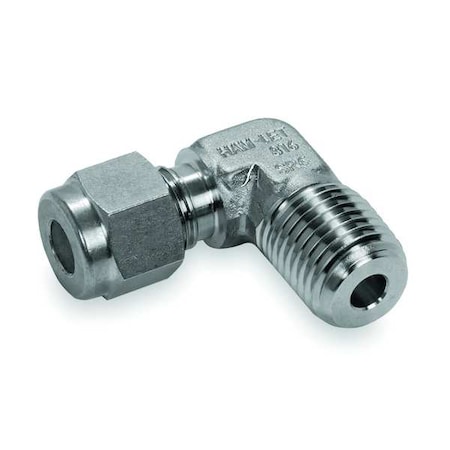1/4" x 1/2" MNPT x Compression SS Male Connector Elbow