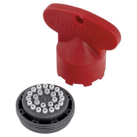 0.5 gpm Outlet, M24 Thread Size, Dark Gray, Plastic