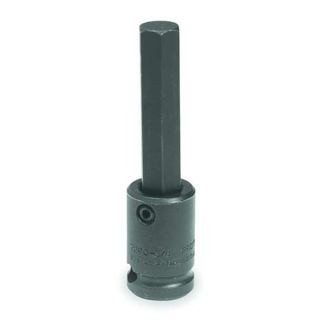 Impact Bit, 3/8x2-23/32In, 6pt, Black Oxide, Impkt Skt Bt St, Steel, Blk Oxd, 4 mm