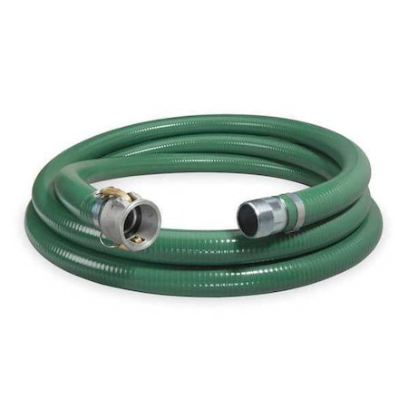 Water Hose,2" ID x 15 ft.,Green