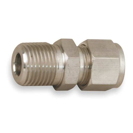 1/8" x 1/16" A-LOK x MNPT SS Male Straight Connector