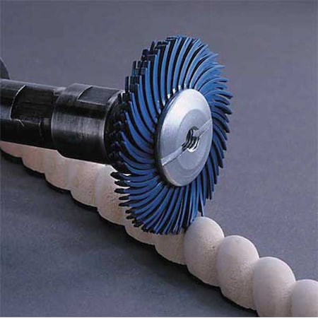 Radial Bristle Disc,TC,2 In Dia,80G,PK80