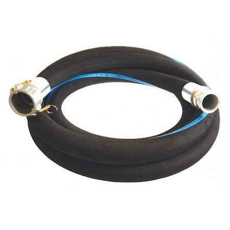 Water Hose,2" ID x 10 ft.,Black