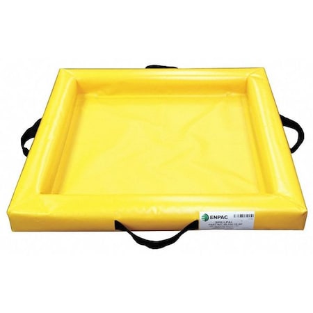 Spill Containment Tray, 60 gal Spill Capacity, 6 Drums, Industial Fabric