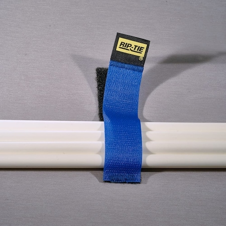 Cable Tie Strap, 4 in L, 1-1/2 in Max Bundle Dia., Black, Nylon, 90 lb Strength, 2 PK