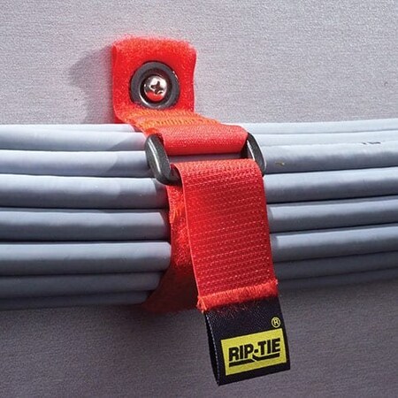 Cable Tie Strap, 7 in L, 1-1/2 in Max Bundle Dia., Green, Nylon, 90 lb Strength, 10 PK