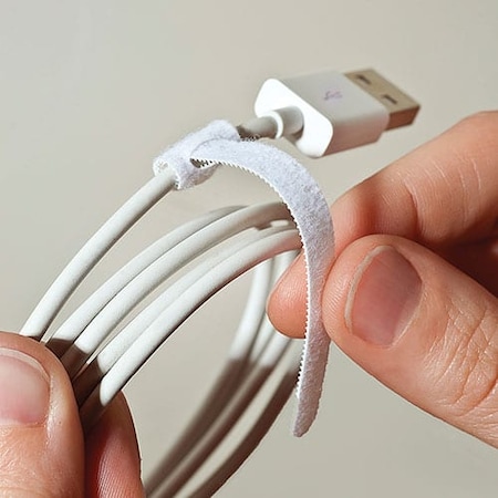 Cable Tie, 5-1/2 in L, 1 in Max Bundle Dia., Black, Nylon, Polyethylene, 14 lb Strength, 56 PK