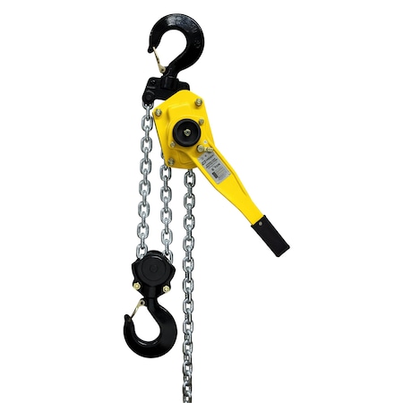 Lever Chain Hoist, 12,000 lb, 5 ft, Hook Mounted - No Trolley