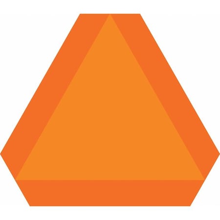 Safety Reflector, 14" H, 16" W, Triangle, 483U19