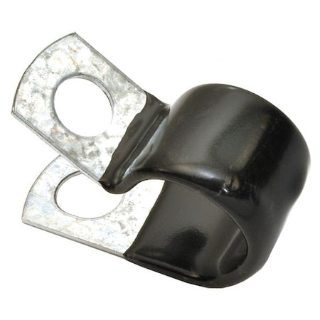 Cable Clamp, Steel, 2-1/2 in Bundle Dia., Gray, 10 PK