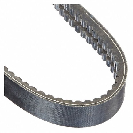 2/BX58 Banded Cogged V-Belt, 61" Outside Length, 1-21/64" Top Width, 13/32" Thickness, 2 Ribs