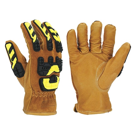 Cut Resistant Impact Gloves, Cut Level A5 ,Uncoated ,2XL 1 PR