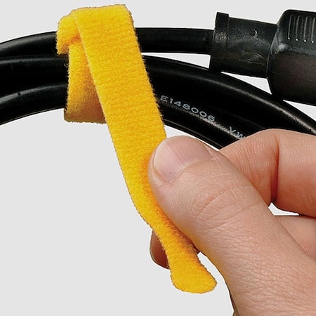 Cable Tie, 8 in L, 1-3/4 in Max Bundle Dia., Gray, 10 PK