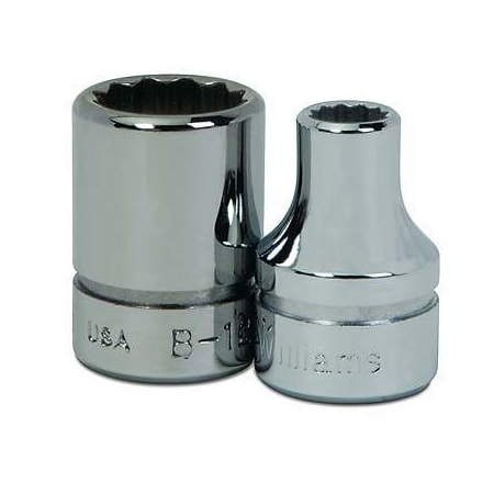 3/8" Drive, 23mm Metric Socket, 12 Points