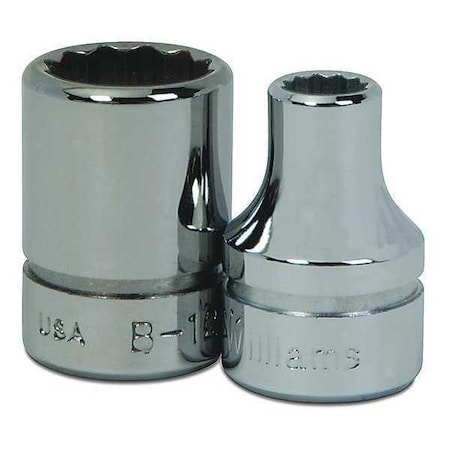 3/8" Drive, 1/4" SAE Socket, 12 Points, 3/8" D,12Pt,1/4