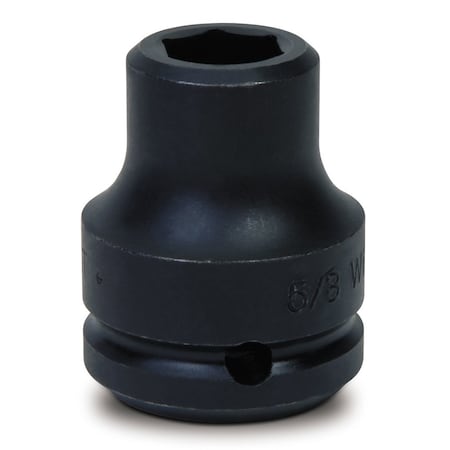 3/4" Drive Impact Socket Black Industrial, 3/4" D,6Pt,7/8
