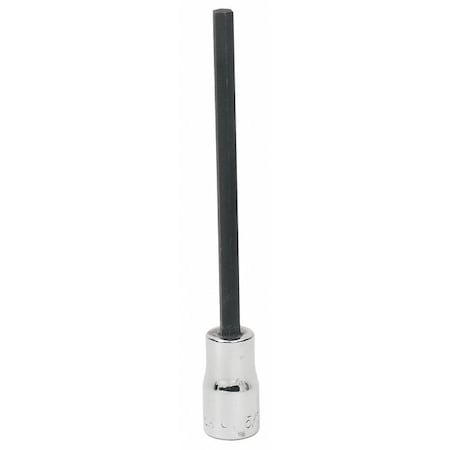 Williams Long Hex Bit,1/4" D,5/32"