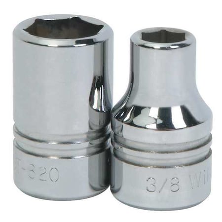 1/2" Drive, 1/2" SAE Socket, 6 Points, Standard 1/2" D,6Pt,1/2