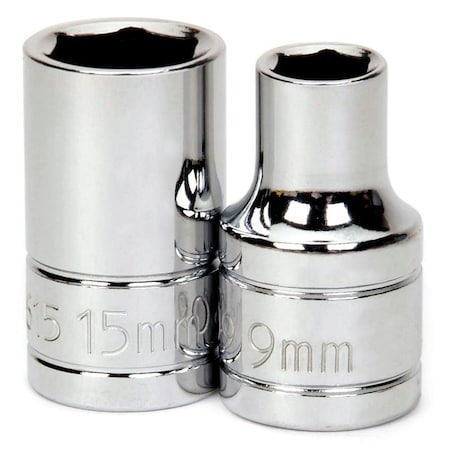 1/2" Drive, 32mm Metric Socket, 6 Points, Standard 1/2" D,6Pt,32mm